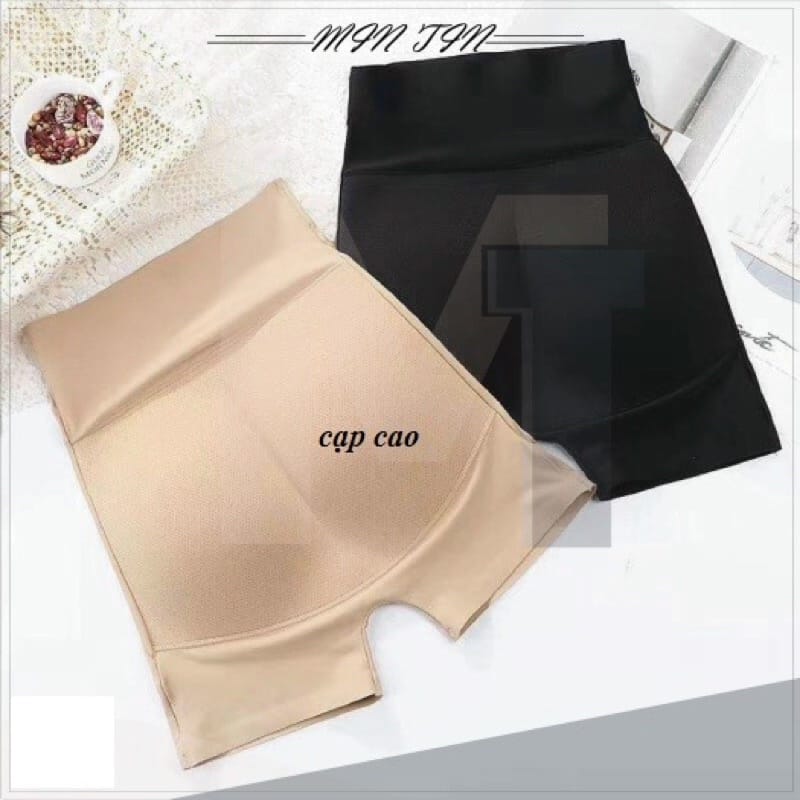 Quần Đùi Nâng Mông Cạp Cao Chất Su Co Giãn Cao Cấp - hình 3