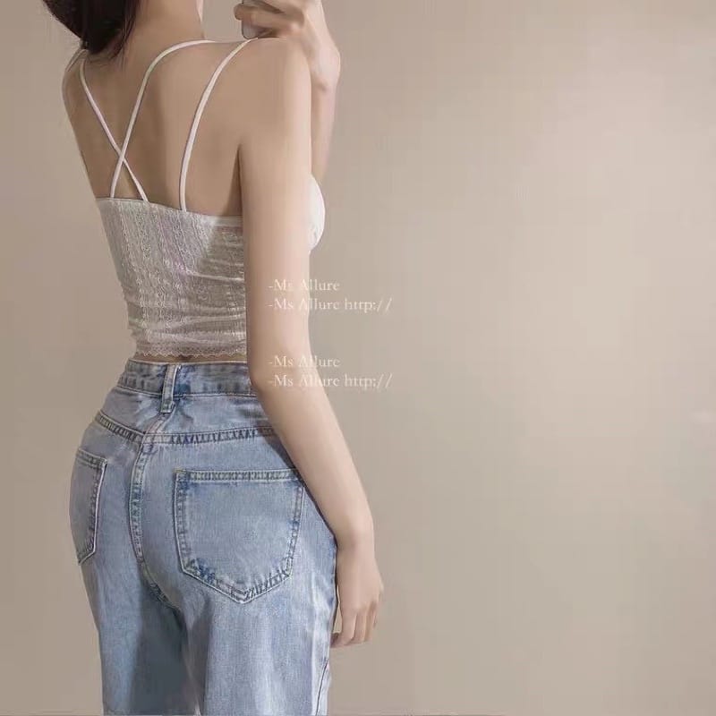 Áo Bra Ren Cao Cấp Dây Kép Kèm Mút - hình 3