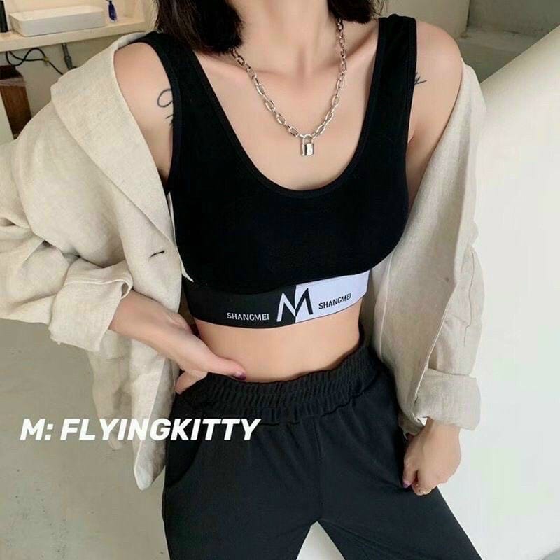 Áo Bra Tập Gym Yoga Aerobic Kèm Mút