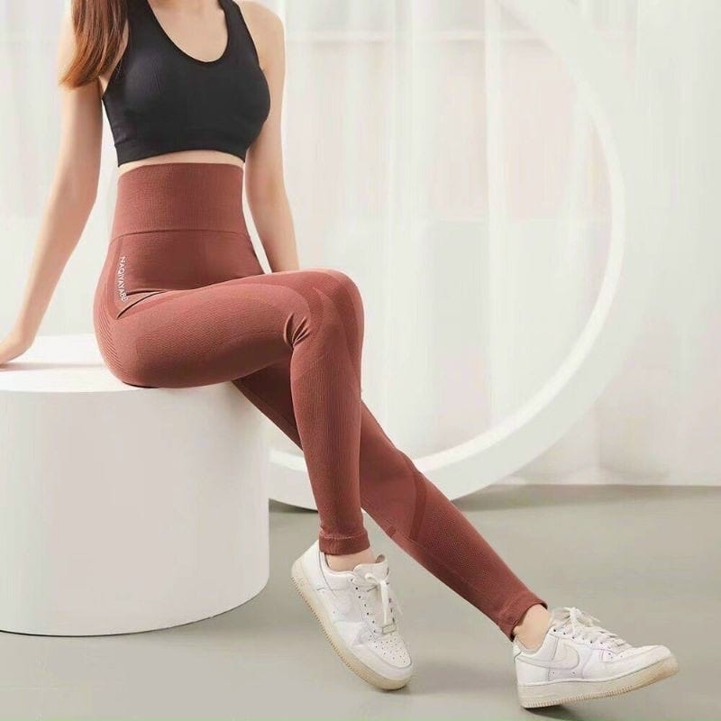 Quần Tập Gym, Yoga Legging Cạp Cao Gen Bụng Naqui Co Giãn 4 Chiều - hình 3