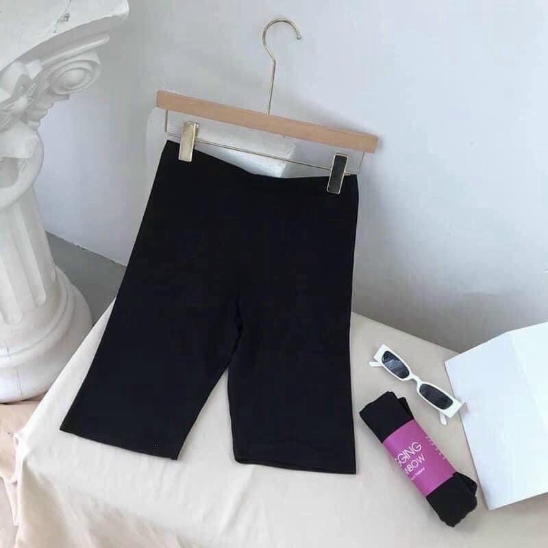 Quần Legging Lửng Cạp Chống Xổ Xoắn Chất Mềm Đẹp - hình 1