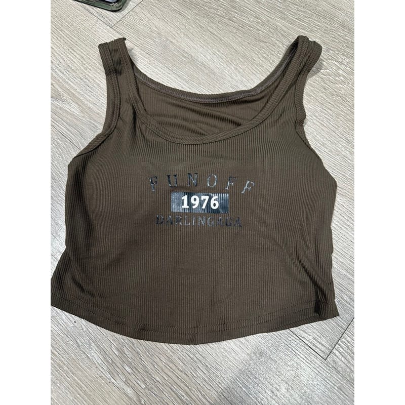 Áo Croptop Nữ Cotton Trẻ Trung Sẵn Mút Tôn Dáng - hình 3