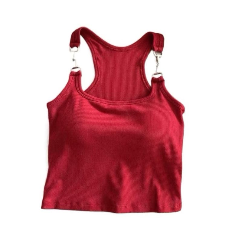 Áo Bra Croptop Dây VAI Thời Trang Sẵn Mút - hình 3