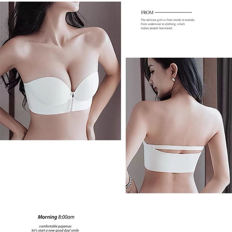 Áo Lót Chống Tụt Cài Trước Có Mút 5P Siêu Nâng Tạo Khe - hình 2