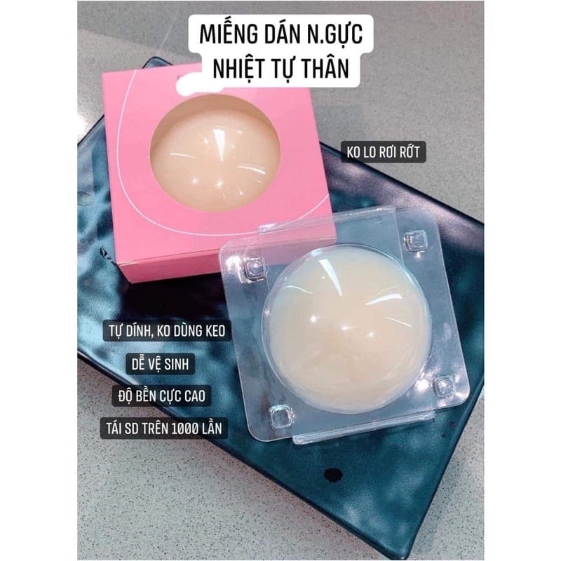 Hộp Dán Nhũ Hoa Nhiệt Tự Thân Siêu Dính Siêu Hot - hình 3