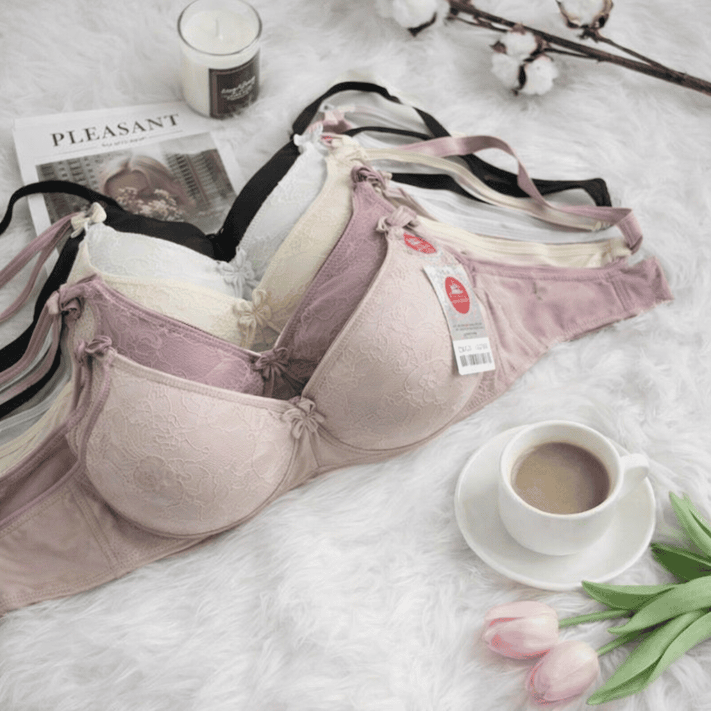 Áo ngực ren mỏng cài sau