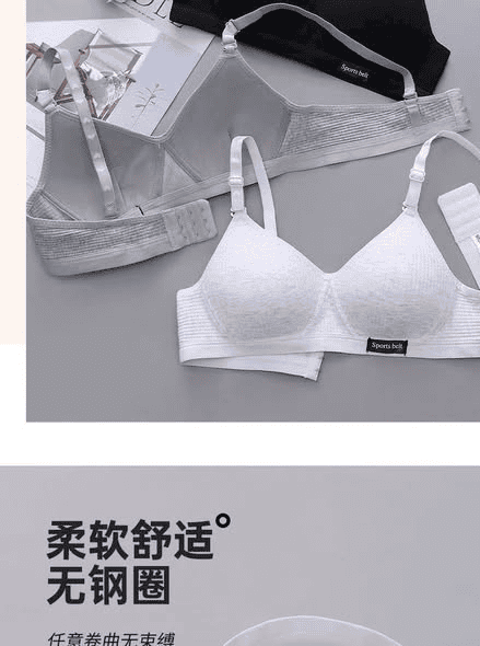 Áo Lót Nữ Sinh Không Gọng Cotton Mềm - hình 3