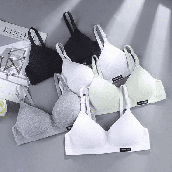 Áo Lót Nữ Sinh Không Gọng Cotton Mềm - hình 2