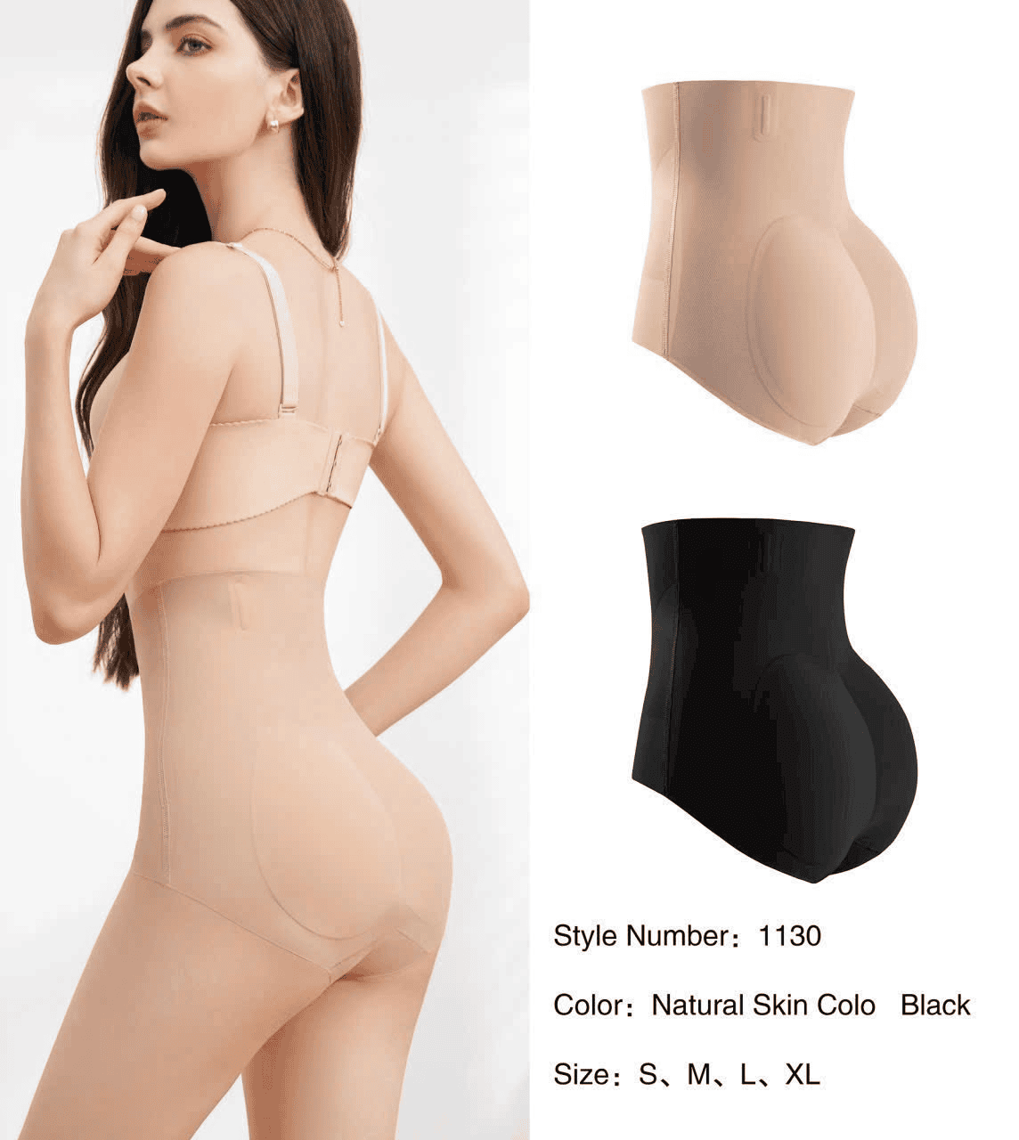Quần định hình độn mông cạp cao - hình 3