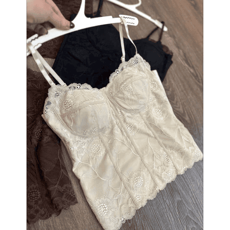 Áo Bra Ren Phối Lụa - hình 3