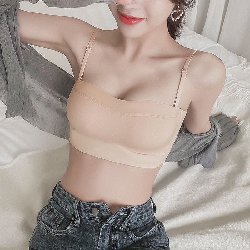 Áo Lót Úc Su Non Thông Hơi Mút Mỏng Định Hình Chống Xổ - hình 2