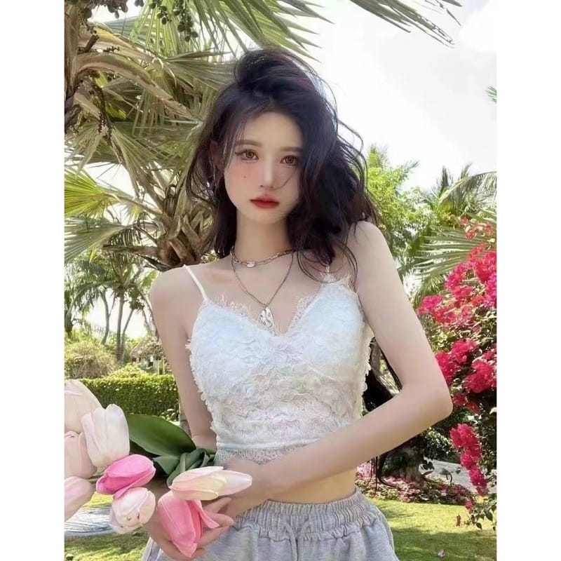 Áo Bra Ren Cao Cấp Hoa Hồng 3D Siêu Xinh - hình 3