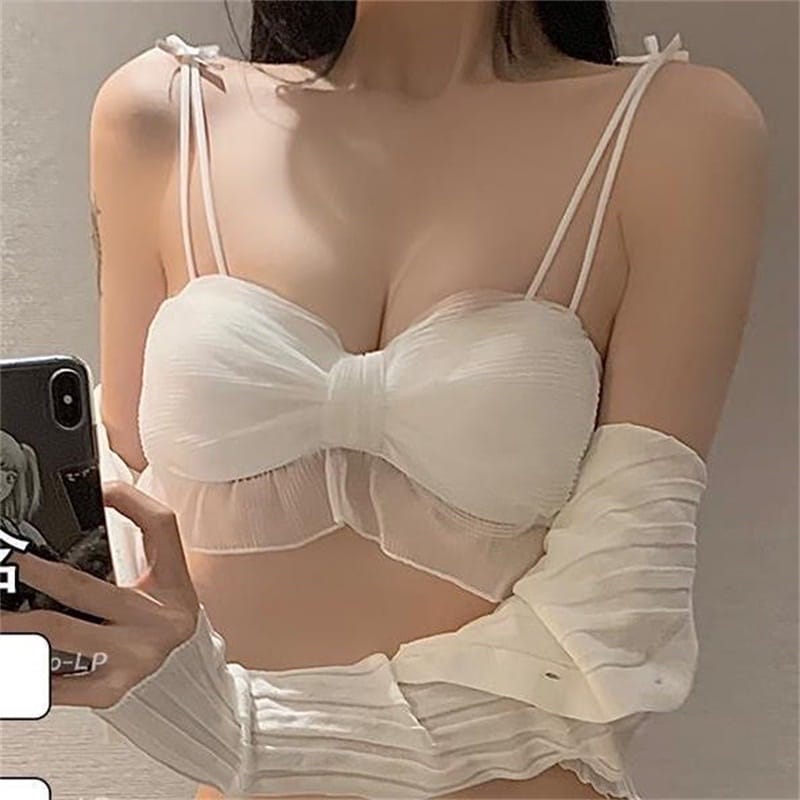 Áo Lót Cúp Su Phối Ren Cánh Chun Hot Hit - hình 2