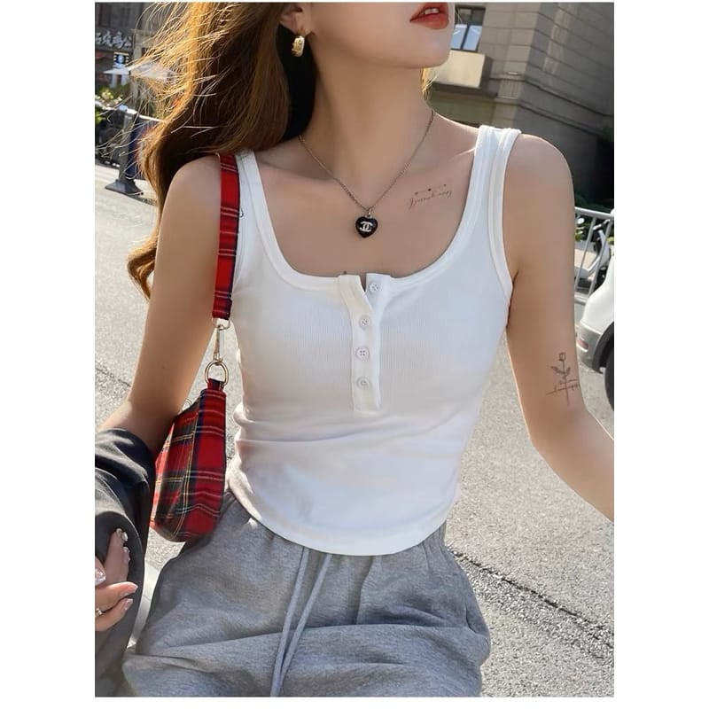 Áo Bra Tăm Sẵn Mút Cúc Xinh Xắn - hình 1