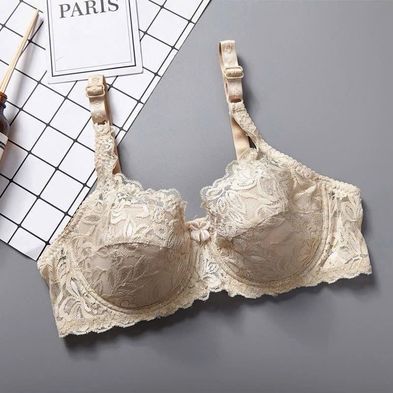 Áo Lót Ren Mềm Có Gọng Không Mút - hình 2