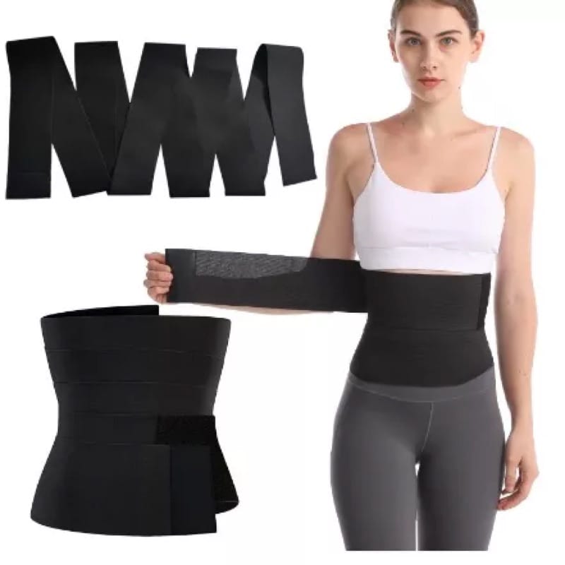 Đai Quấn Tan Mỡ Siết Eo Định Hình Chống Cuộn Thoáng Khí - hình 1